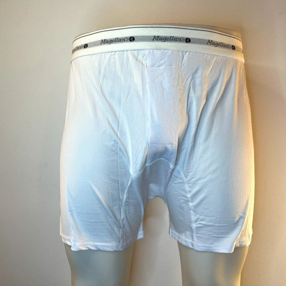 Magellan's Men's White Pro Jersey Loose Fit Boxer - Size Small - NWT
